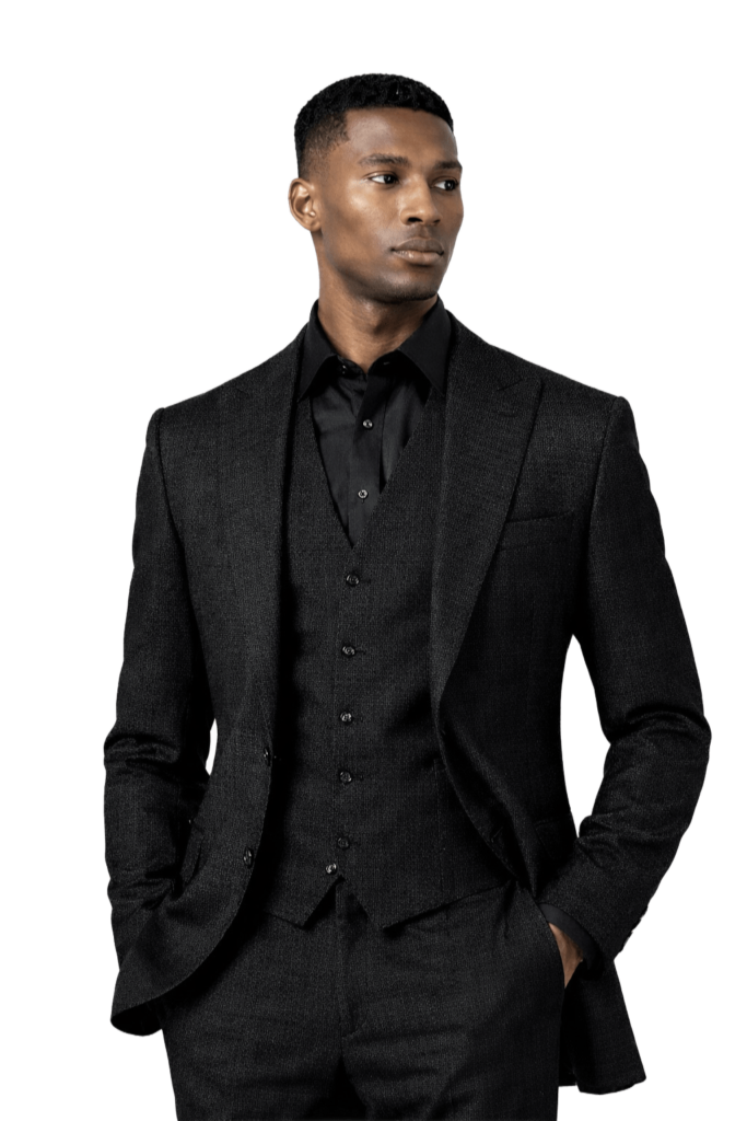 Black Monochrome Suit